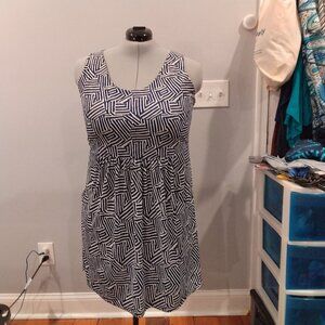 Saint Tropez Blue and White Dress Patterned dress